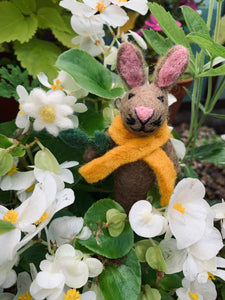 Handmade Felt Marigold the Mouse Hanging Spring Easter Decor