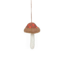 Load image into Gallery viewer, Handmade Felt Wild Foraged Mushrooms Decorations