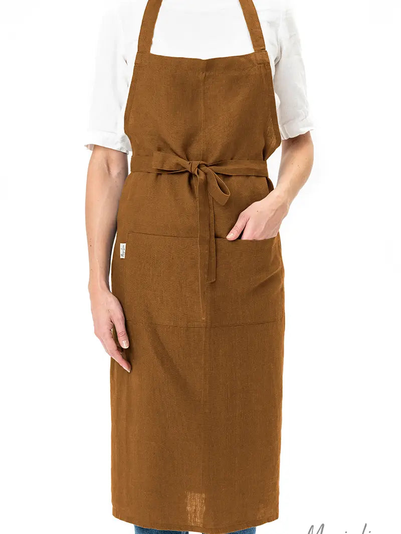 Linen Bib Apron