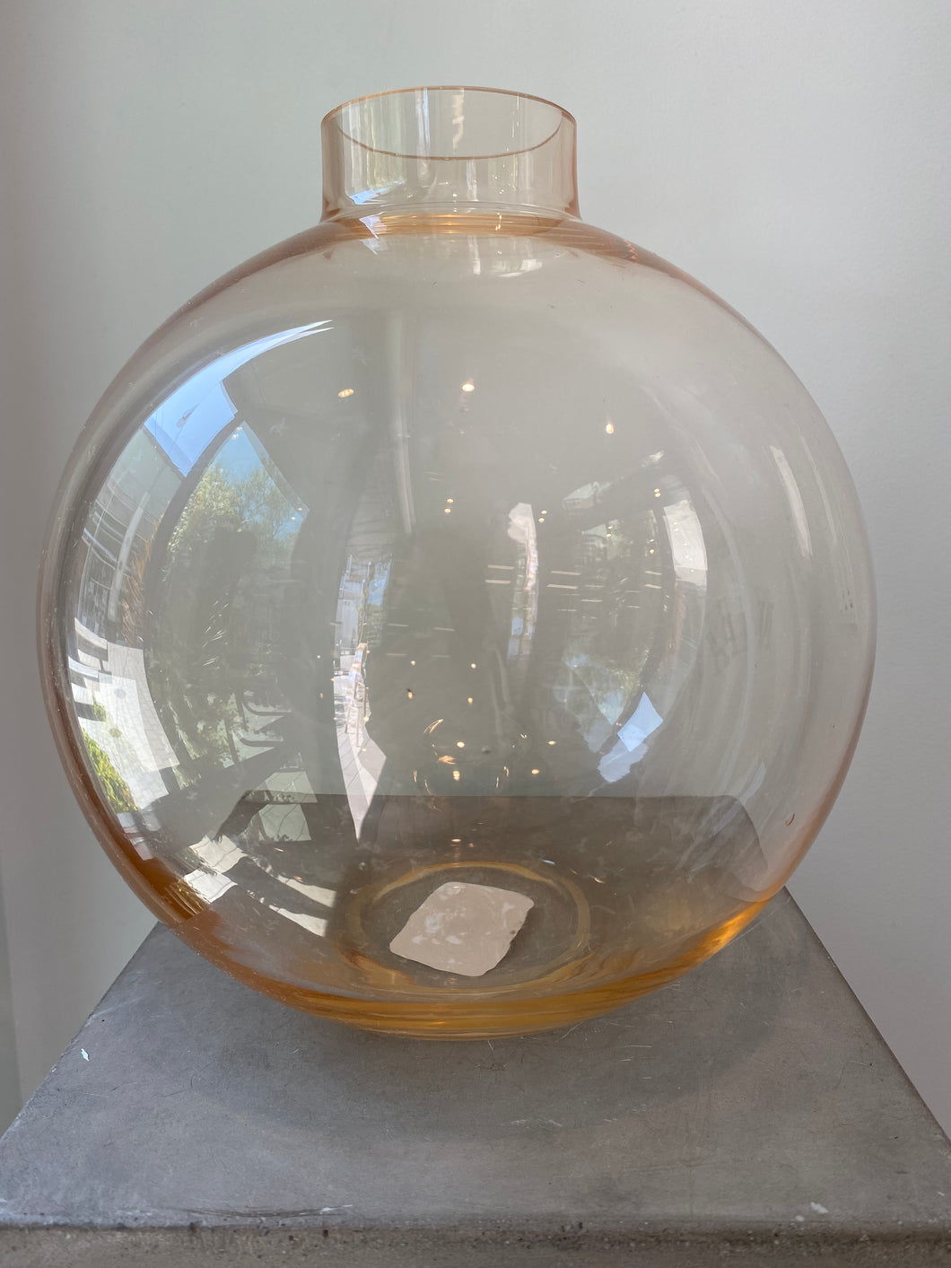 Large Globe Hued Vase
