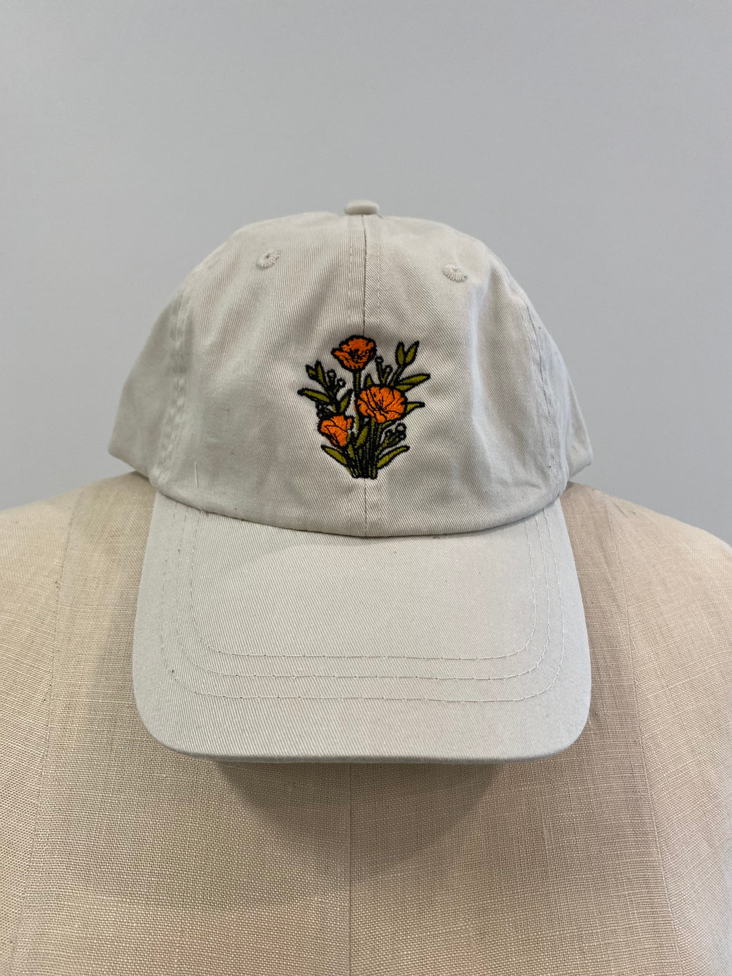 Camino light Grey 'Poppy' Dad Hat