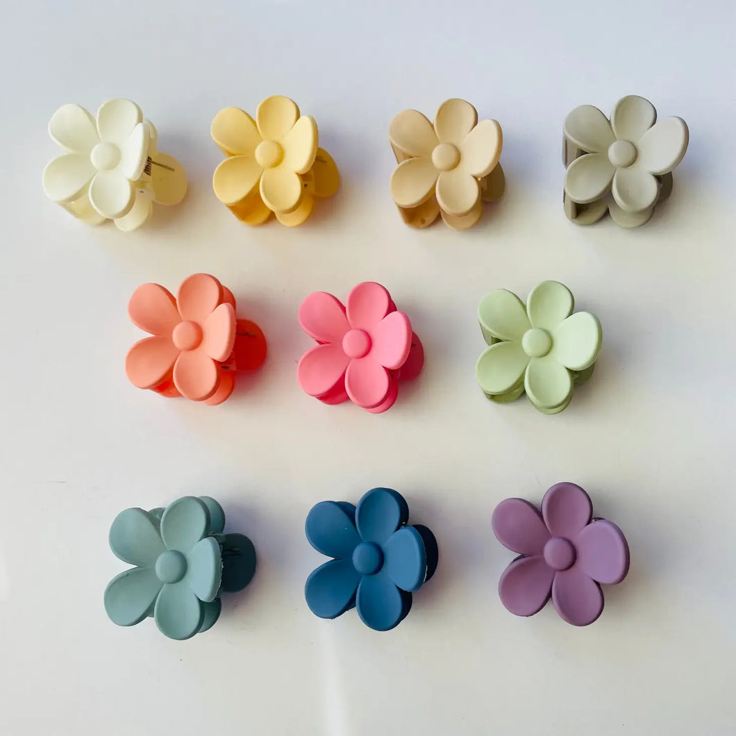 Mini Flower Hair Clips