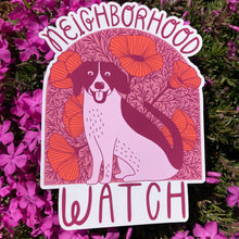 Load image into Gallery viewer, Neighborhood Watch Dog Window Decal - Static Cling