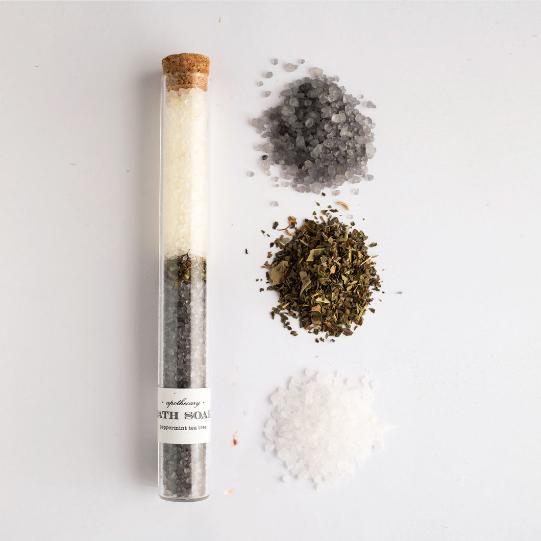 Bath Soak Test Tube - Peppermint Tea Tree