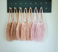 Load image into Gallery viewer, Warm Tone Net Market Bag: Blush