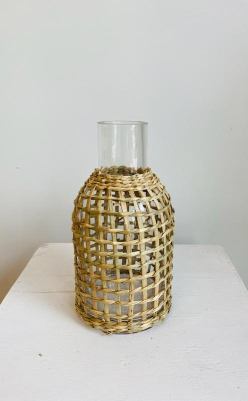 Woven Seagrass Vase