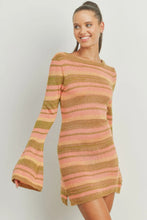 Load image into Gallery viewer, Striped Sweater Dress