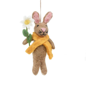 Handmade Felt Marigold the Mouse Hanging Spring Easter Decor