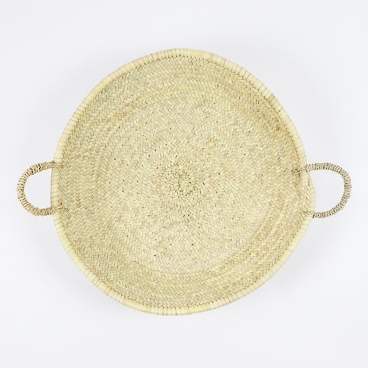 Moroccan Straw Woven Plate