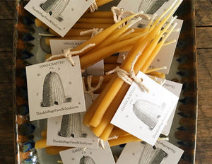 Beeswax Birthday Tapers