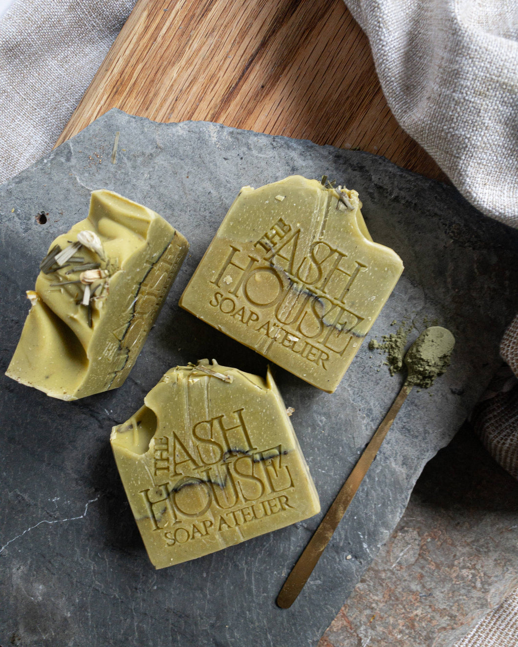 Matcha with Lemongrass & Ginger Handcrafted Palm Free Soap