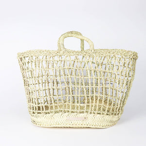 Faro French Basket - Straw Beach Tote