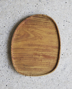 Oval Acacia Wood Serving Board
