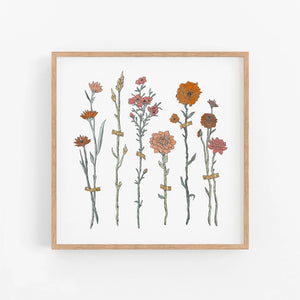 Kaari Flower Cuttings Art Print