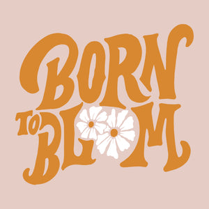 'Born to Bloom' Vintage Crop