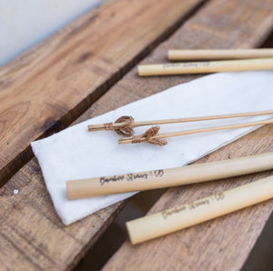 Bamboo Straw Set