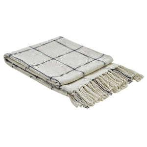 Mercantile Windowpane Throw Blanket