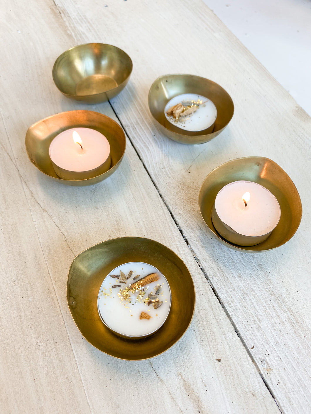 Brass Metal Tealight Holder