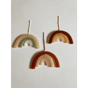 Rainbow Resin Ornaments