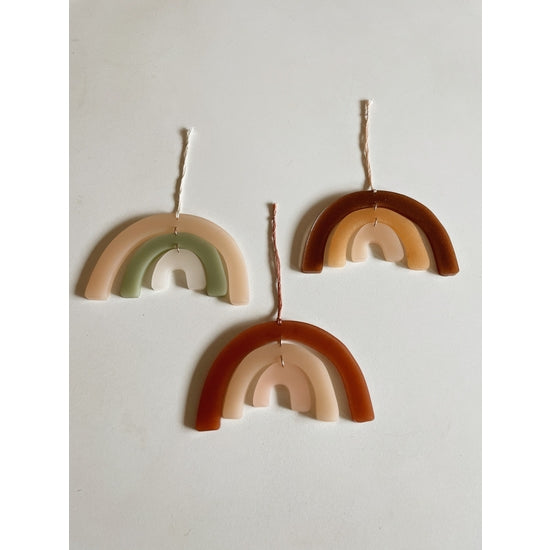 Rainbow Resin Ornaments