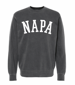 'NAPA' Grey Crew