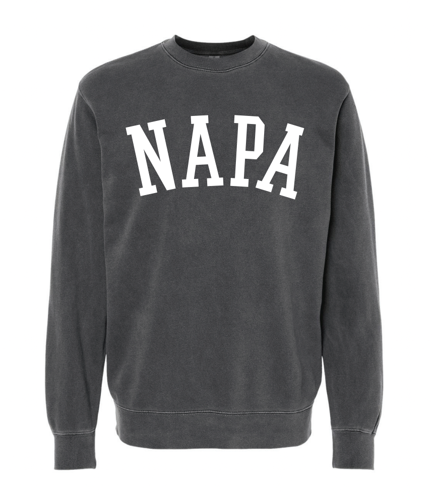 'NAPA' Grey Crew - PRE ORDER