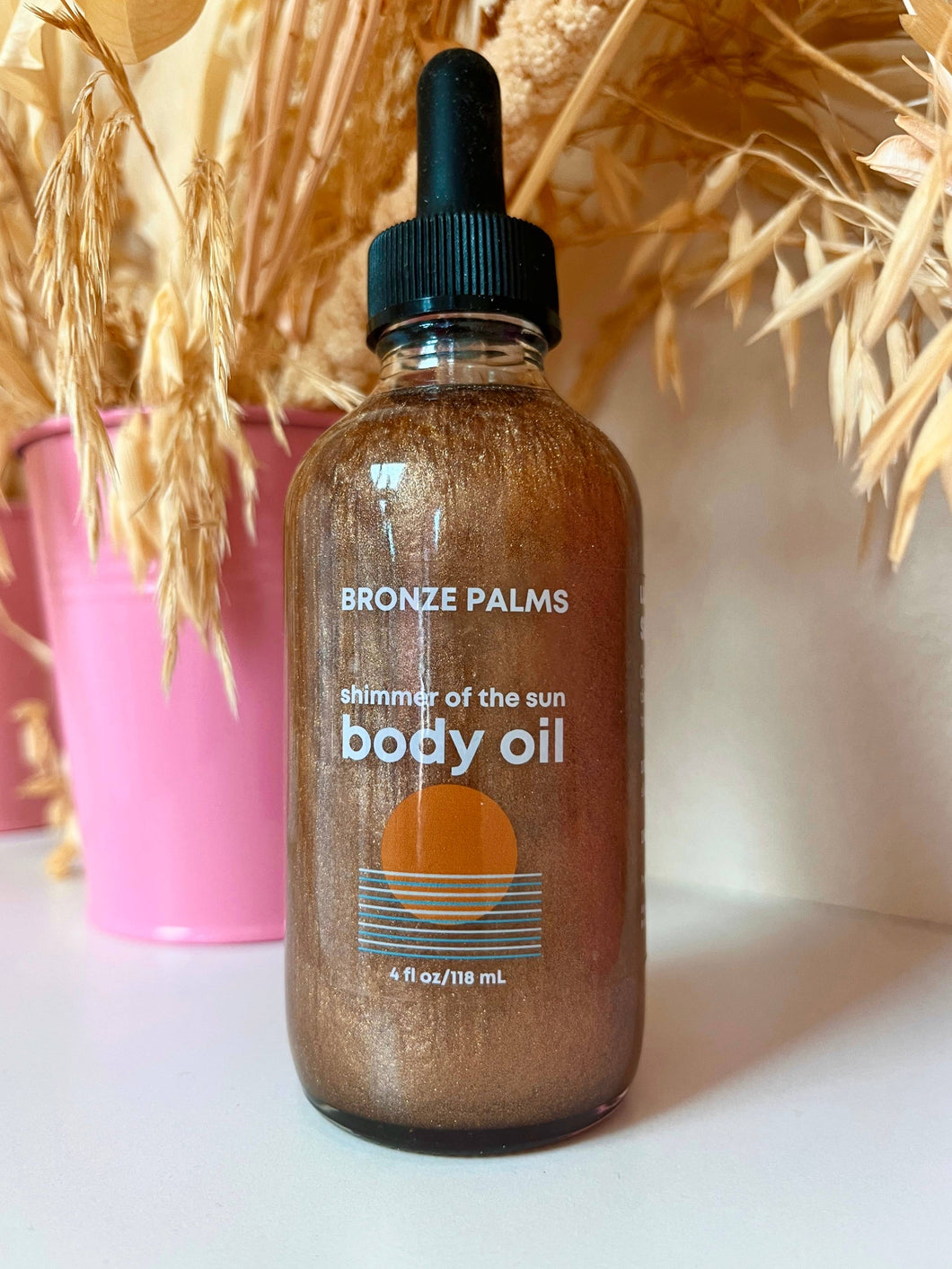 Bronze Palms Shimmer Body Oil