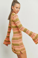 Load image into Gallery viewer, Striped Sweater Dress