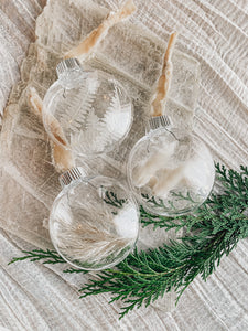 Botanical Ornament Set - Neutral