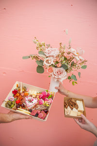 Date Night Bundle (Charcuterie + Flowers)