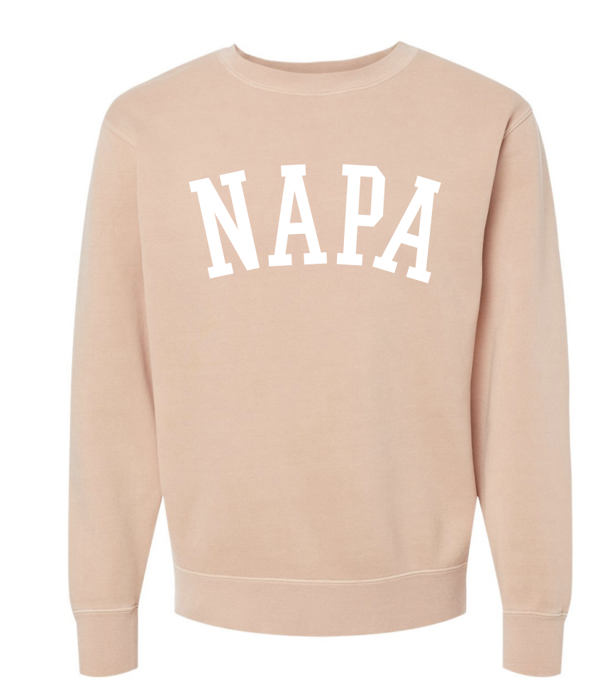 'NAPA' Blush Crew