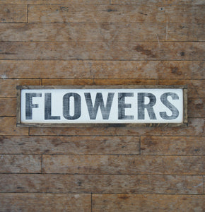 Flowers Sign